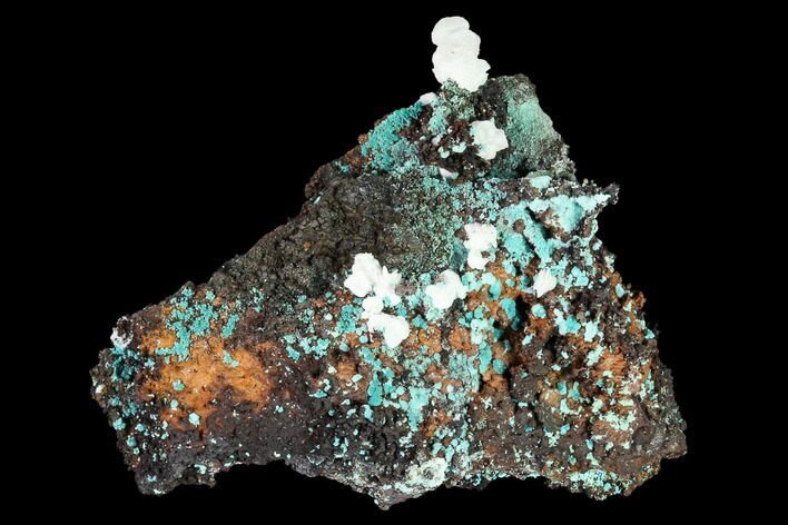 Aurichalcite and Calcite Association - Hidden Treasure Mine #146206
